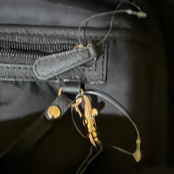 Michael Kors Deep Burgundy Nylon Backpack with Gold Hardware - Picture 7 of 9